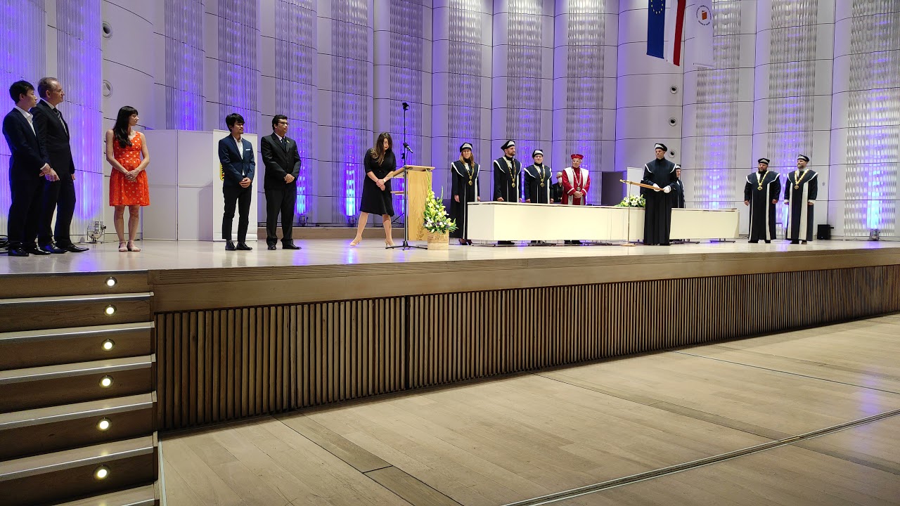 Ph.D. graduation ceremony, Tomas Bata University, 12th July 2021