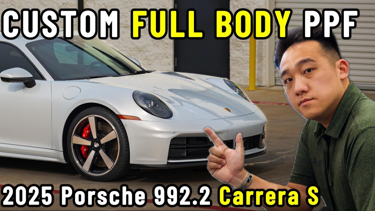 CUSTOM full body PPF on this 2025 Porsche 911 Carrera S