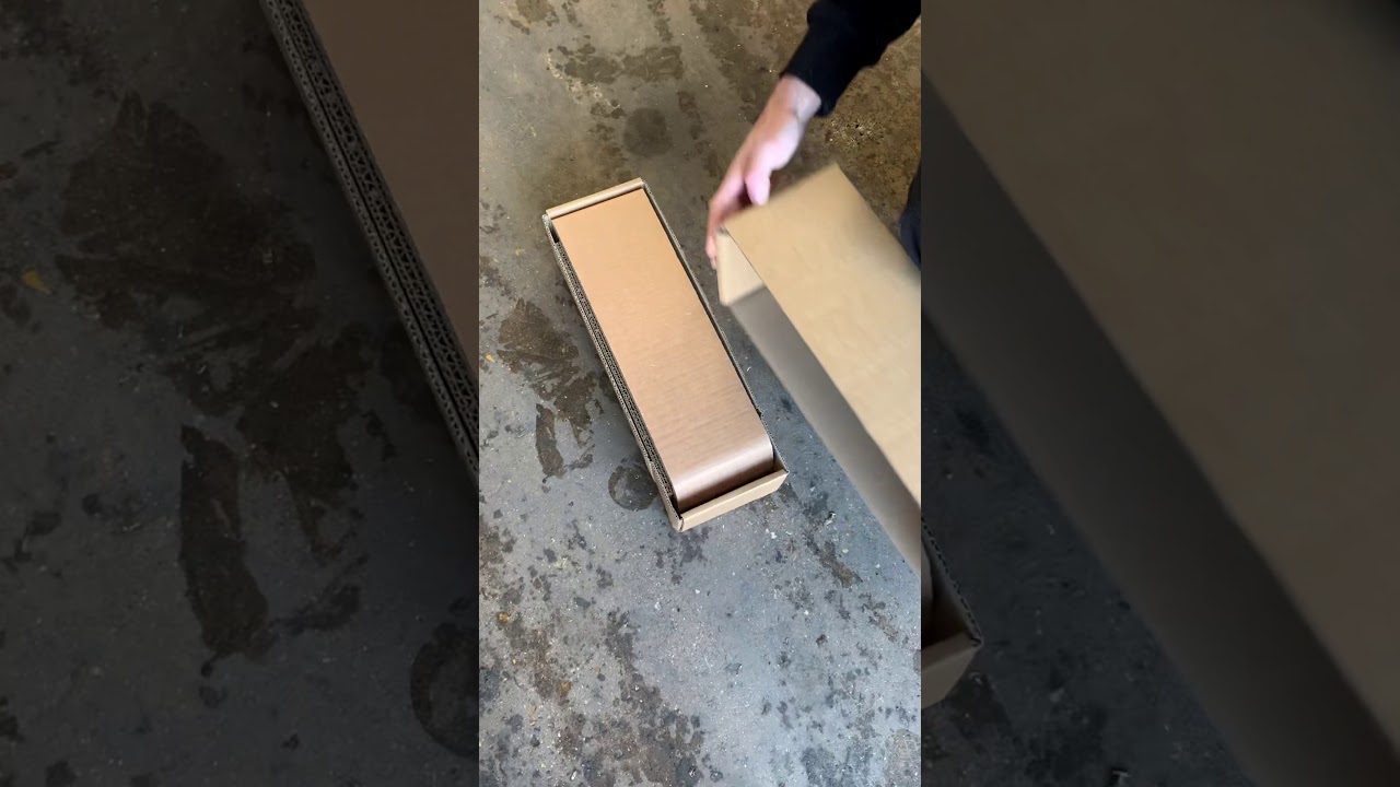 Multi flute bottle box drop test