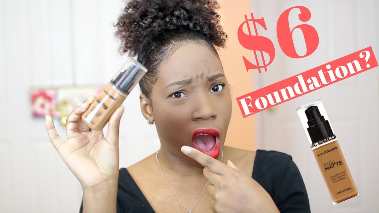 L.A. Colors Truly Matte Foundation|Demo+Review
