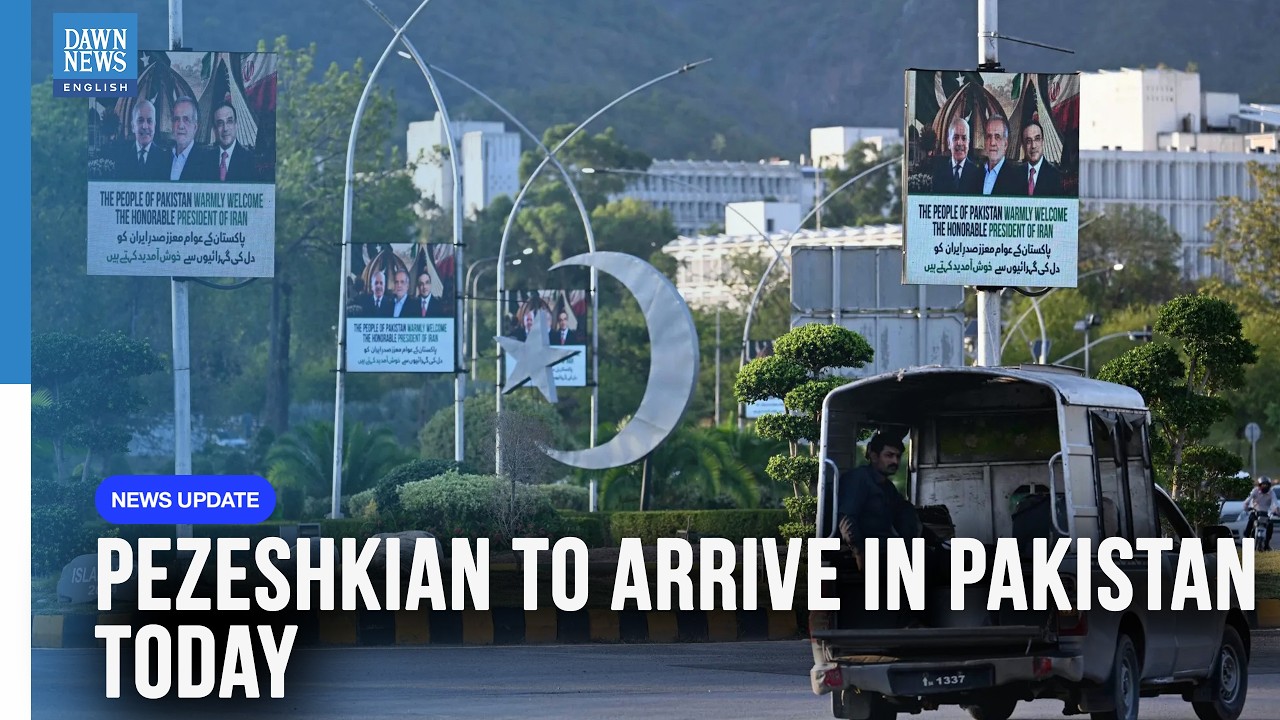 Iranian President Pezeshkian to Arrive in Pakistan Today on Official Visit | Dawn News English