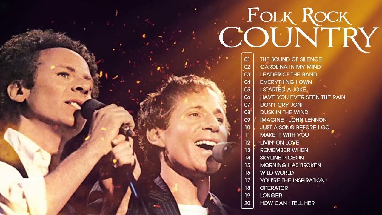 70s 80s 90s Classic Folk Rock Playlist 🌹 Simon & Garfunkel, Don McLean, Dan Fogelberg, James Taylor