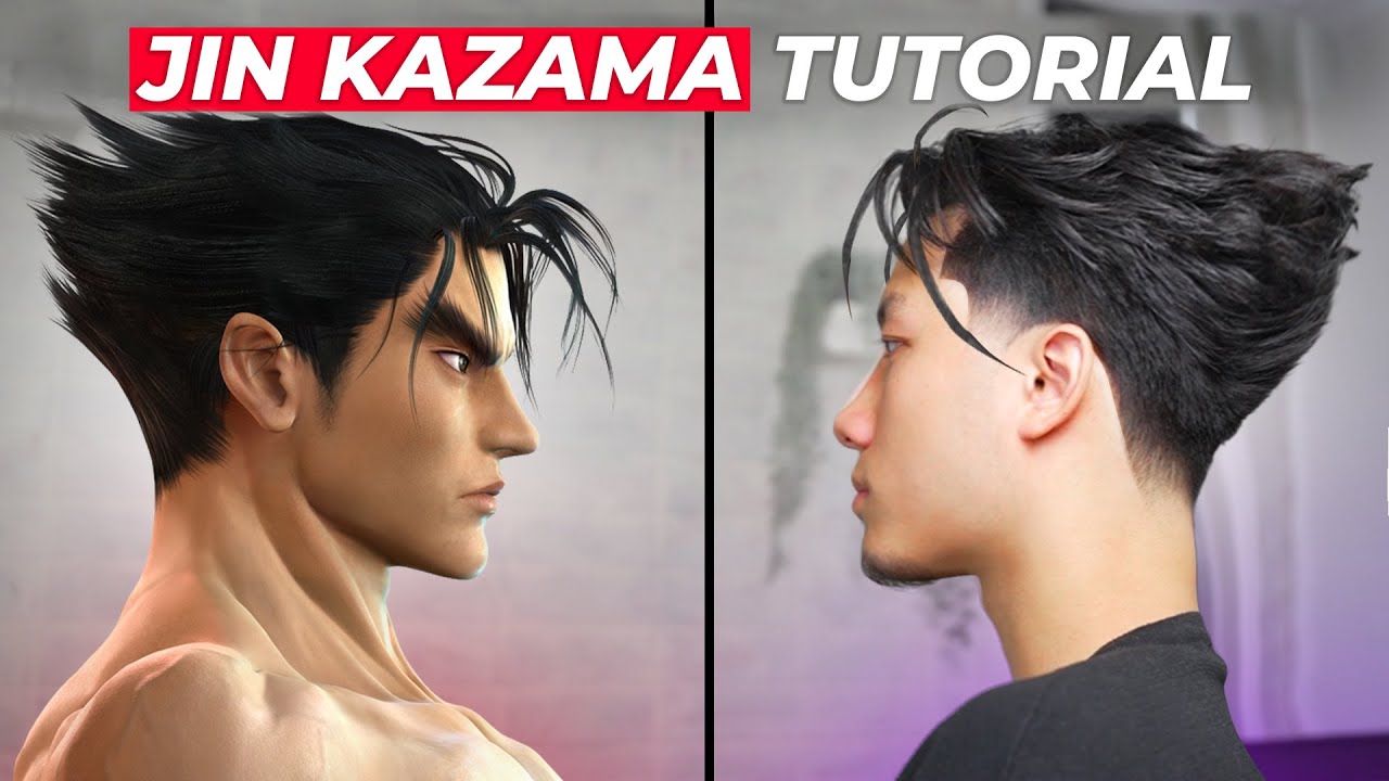 Jin Kazama Haircut &ndash; Step-By-Step Tutorial