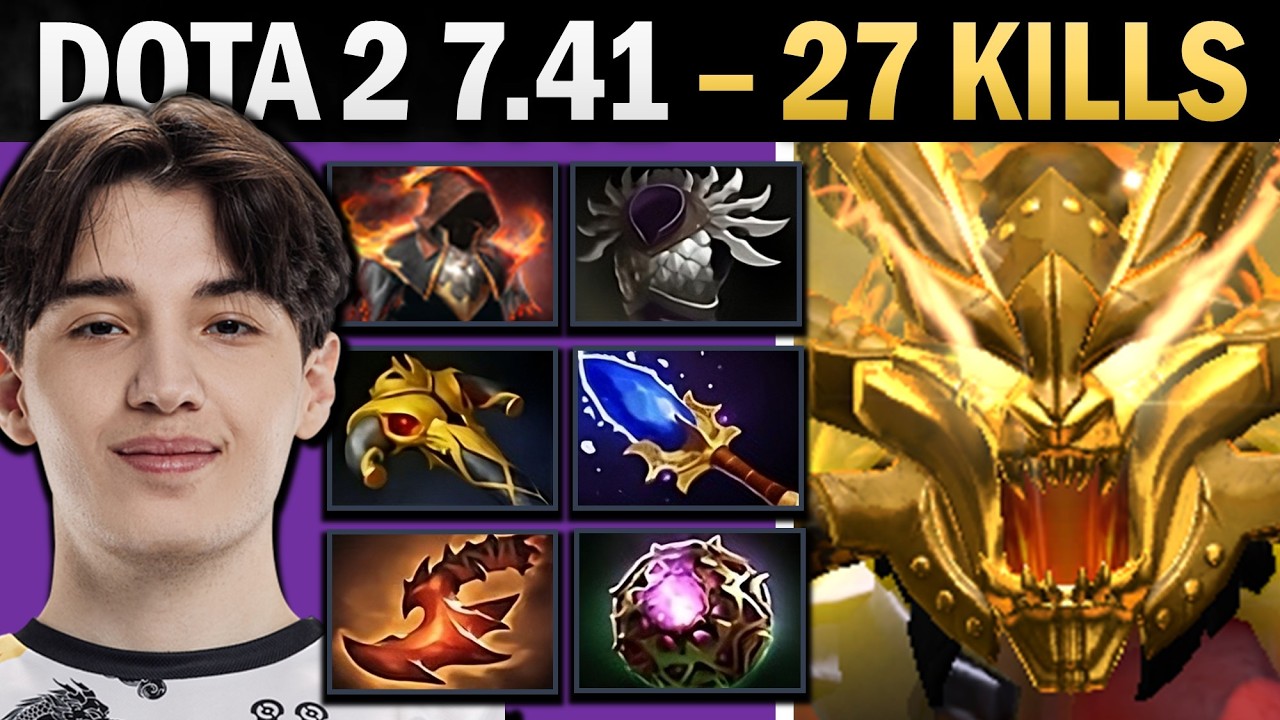 Axe Dota 2 7.41 with Octarine and Aghanims - Dota Gameplay