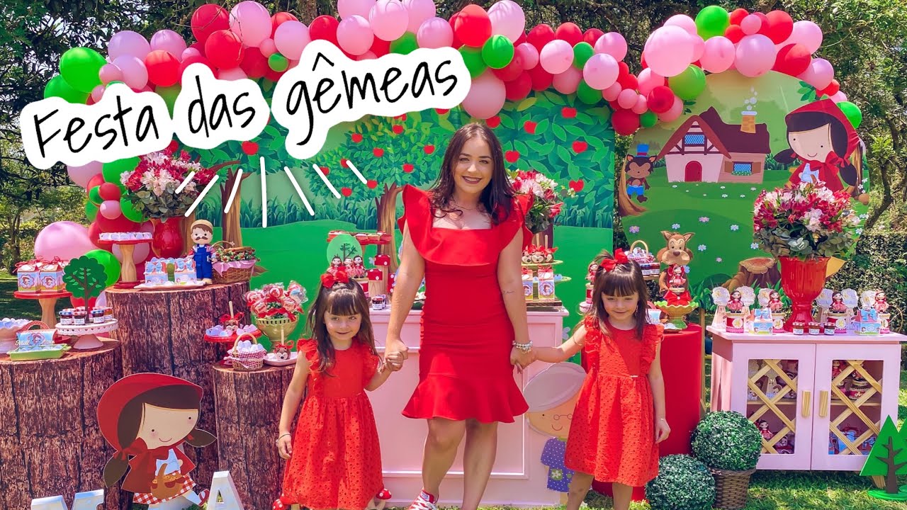 A FESTA DE ANIVERSÁRIO DAS GÊMEAS - 4 ANOS | Jéssica e as Gêmeas