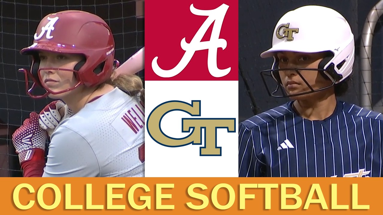 #16 Обзор матча женской студенческой софтбольной команды Алабамы и Технологического института Джо...