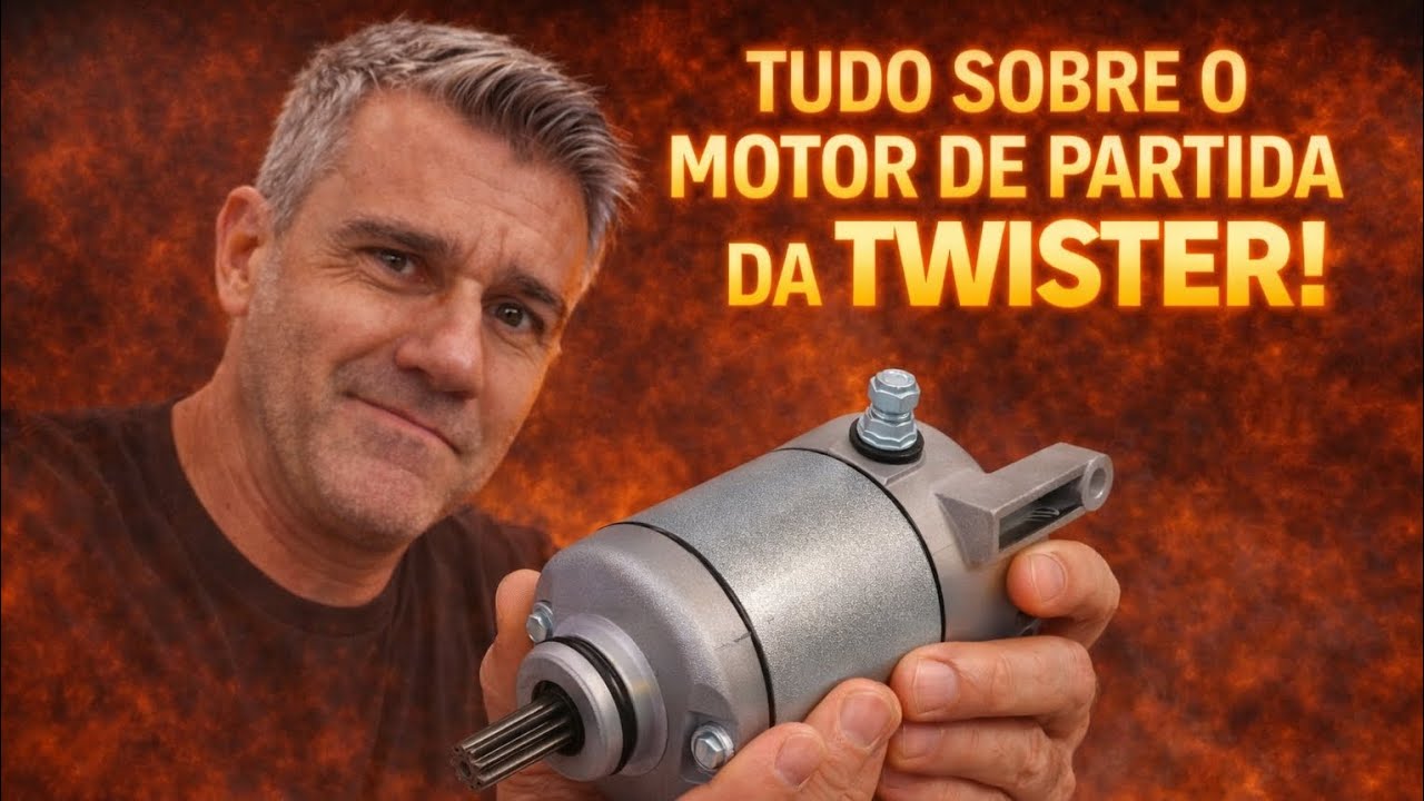 TUDO Sobre o Motor de Partida da Twister! Projeto CG Ep.6