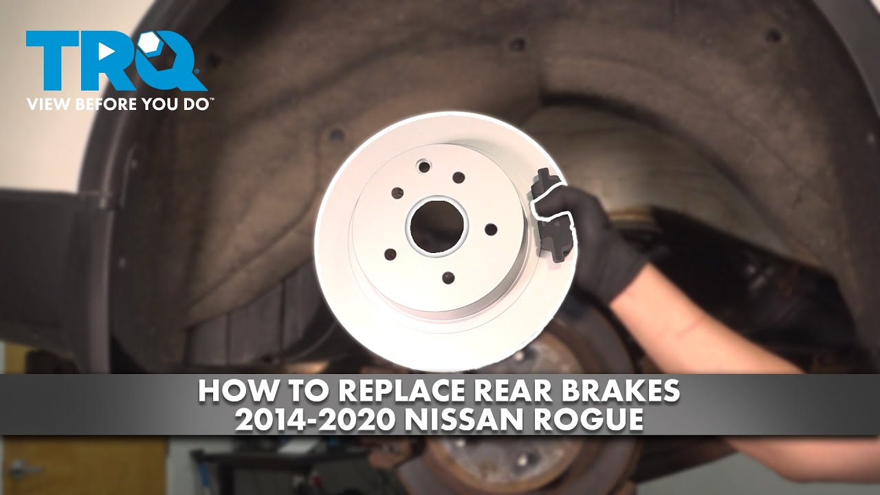 How to Replace Rear Brakes 2014-2020 Nissan Rogue