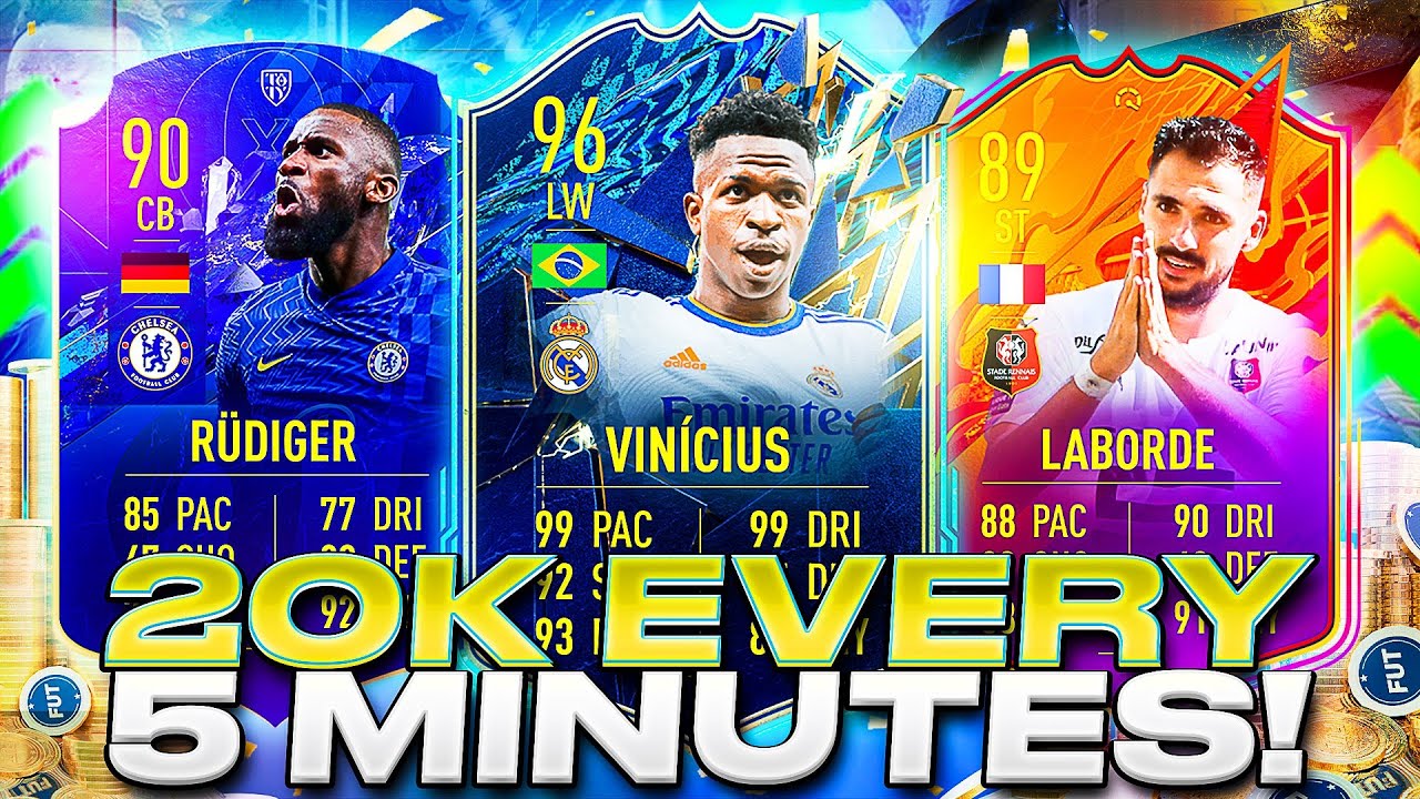 20K EVERY 5 MINS FIFA 22 BEST TRADING METHODS (FIFA 22 SNIPING FILTERS & FLIPPING)