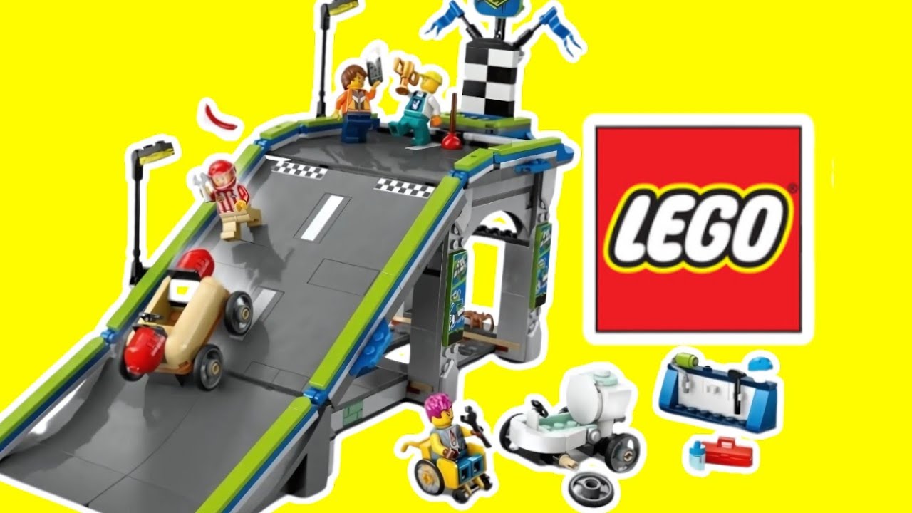 LEGO City No Limits: Race Car Ramp Track Building Toy 60460