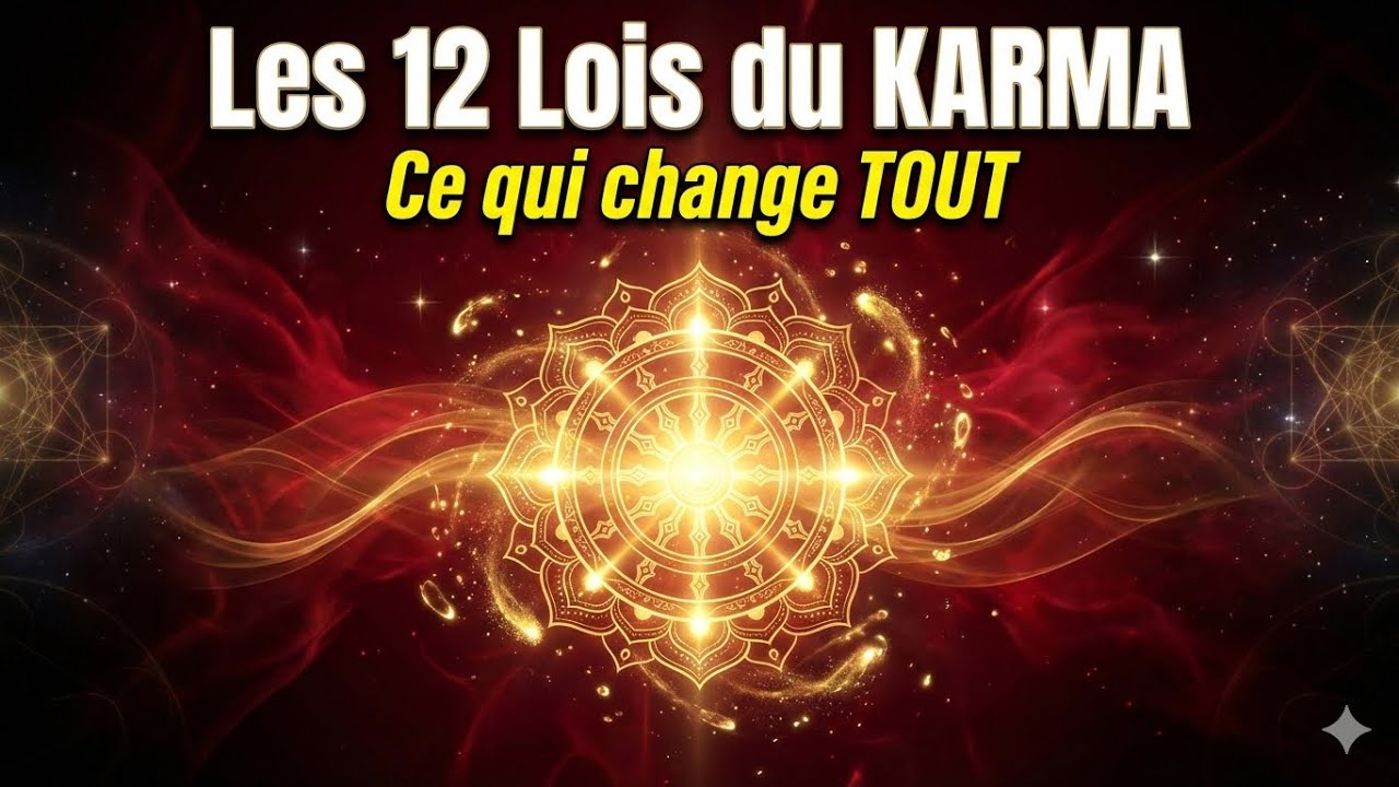 Élu, voici Les 12 Lois du Karma qui peuvent transformer à jamais votre vie !