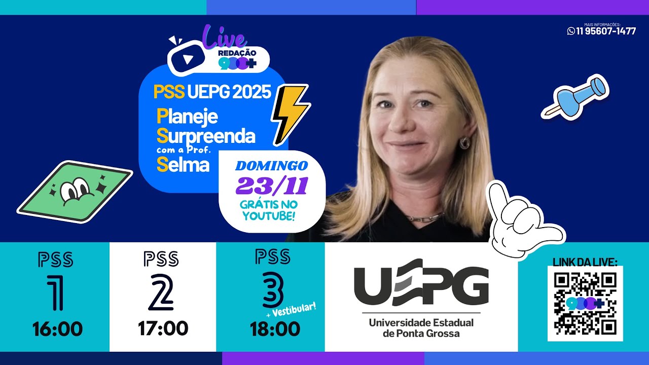 Live 900+ Redação PSS UEPG