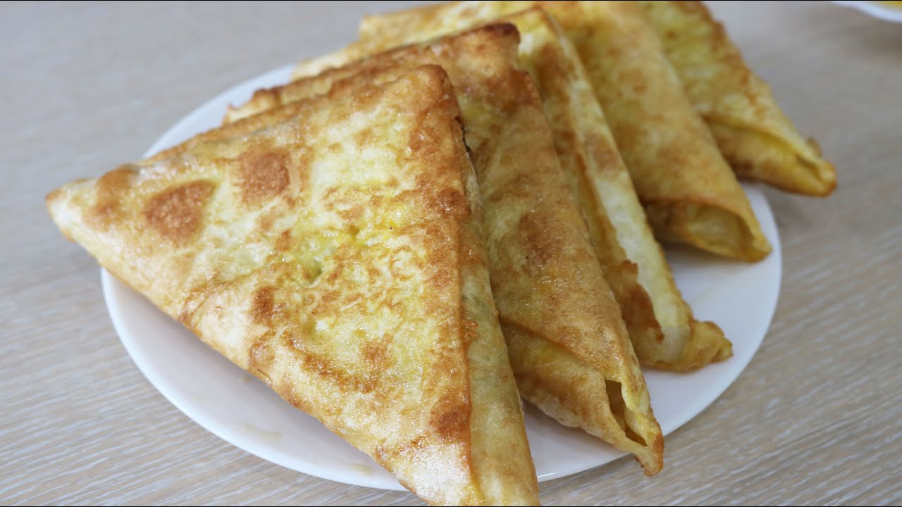 Быстрые пирожки с луком и яйцом из ЛАВАША когда гости на пороге