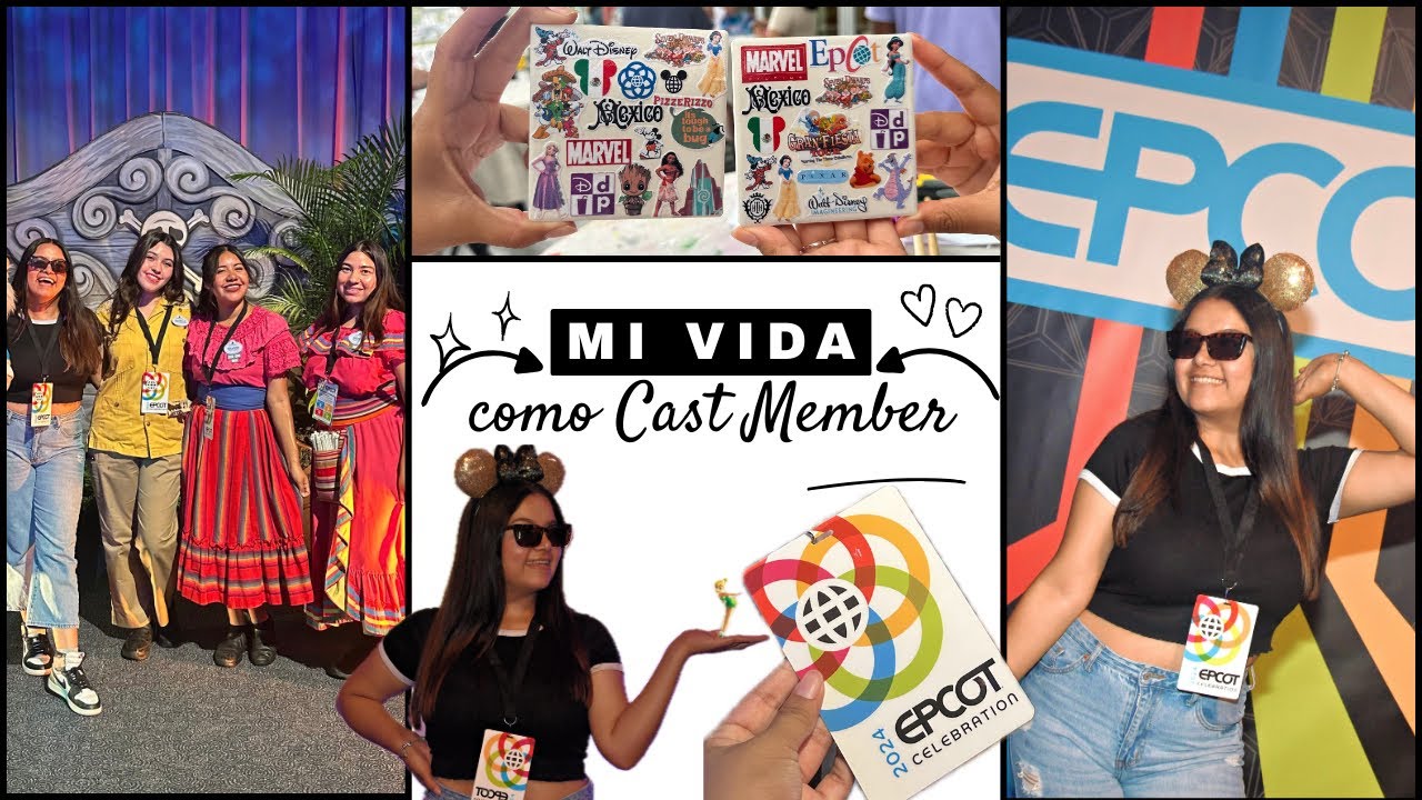 TRABAJANDO EN DISNEY/ EPCOT CELEBRATION/ VLOG SIENDO CAST MEMBER CRP MÉXICO 2025/ UNA SEMANA CONMIGO