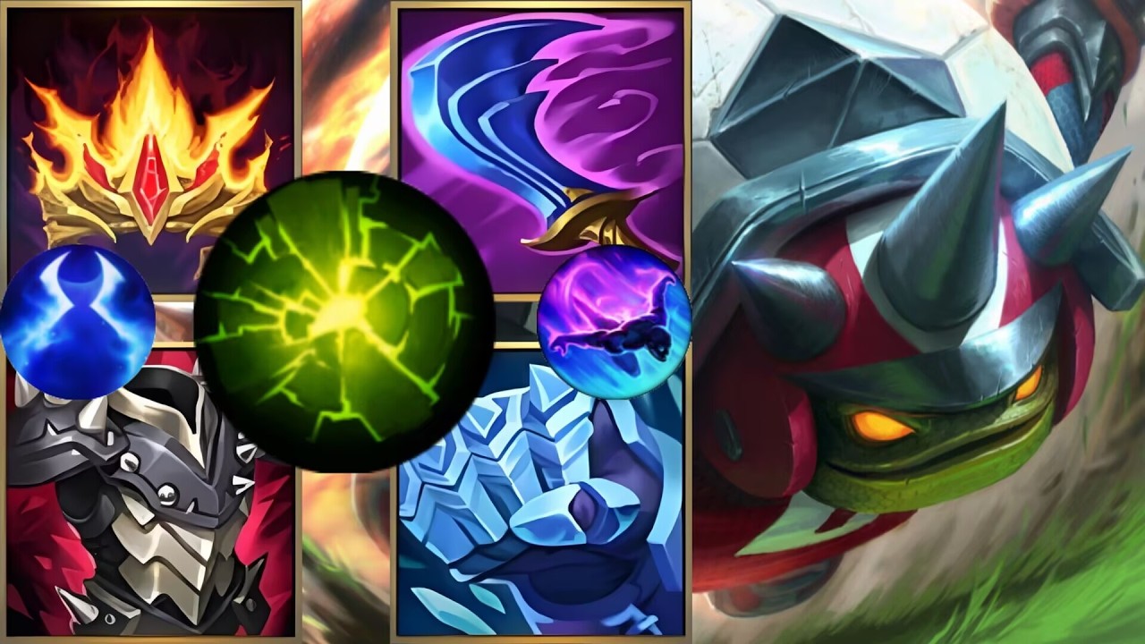 【LOL 手遊榜單大神】國服龍龜絕活哥（Wild Rift Rammus）出裝符文推薦，教你上分技巧刷野抓人思路技巧