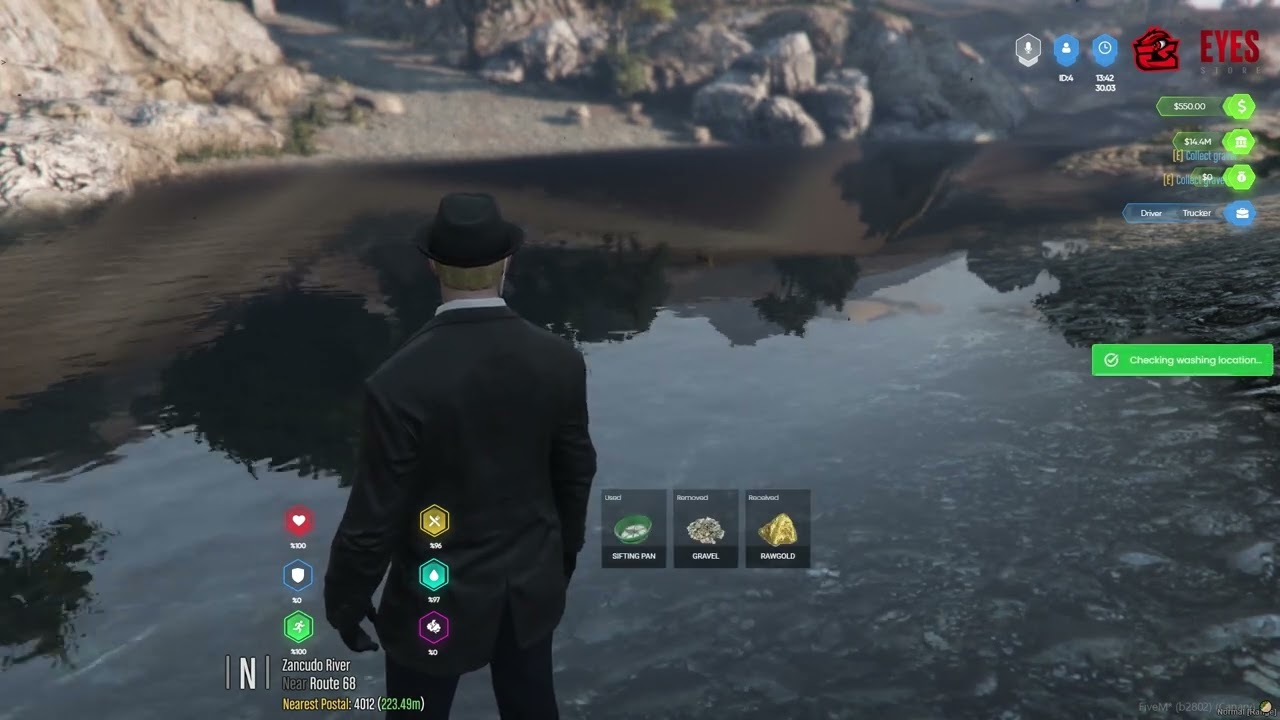 Augustus County RolePlay (FiveM) Gold Panning/Selling Full Guide