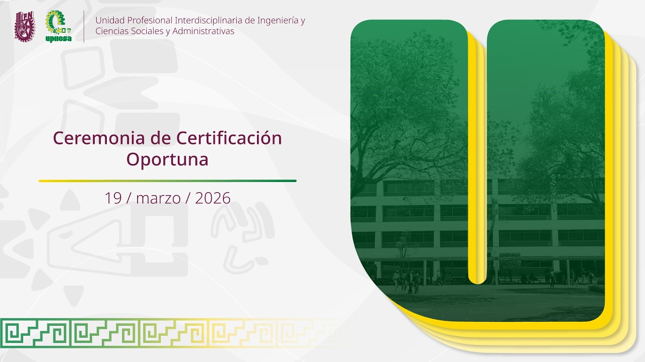 Ceremonia de Certificación Oportuna