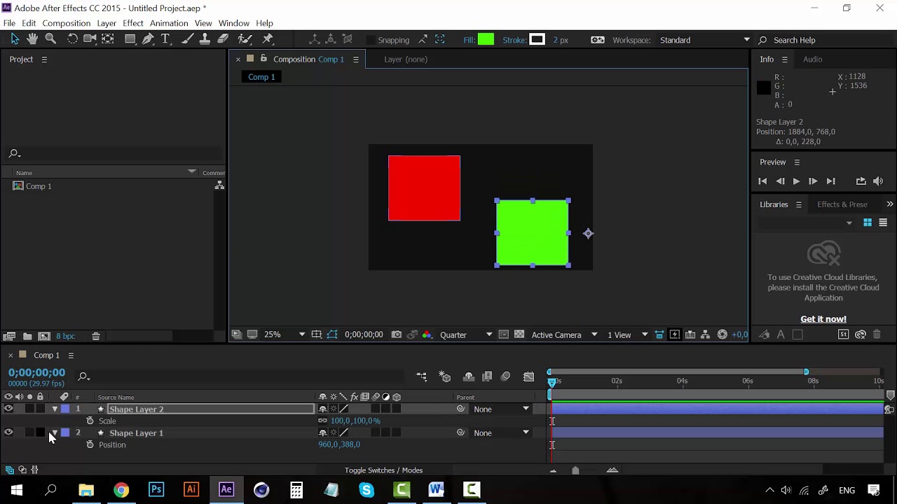11/37 Expressions &mdash; Motion Graphics: After Effects from Scratch I_ENG