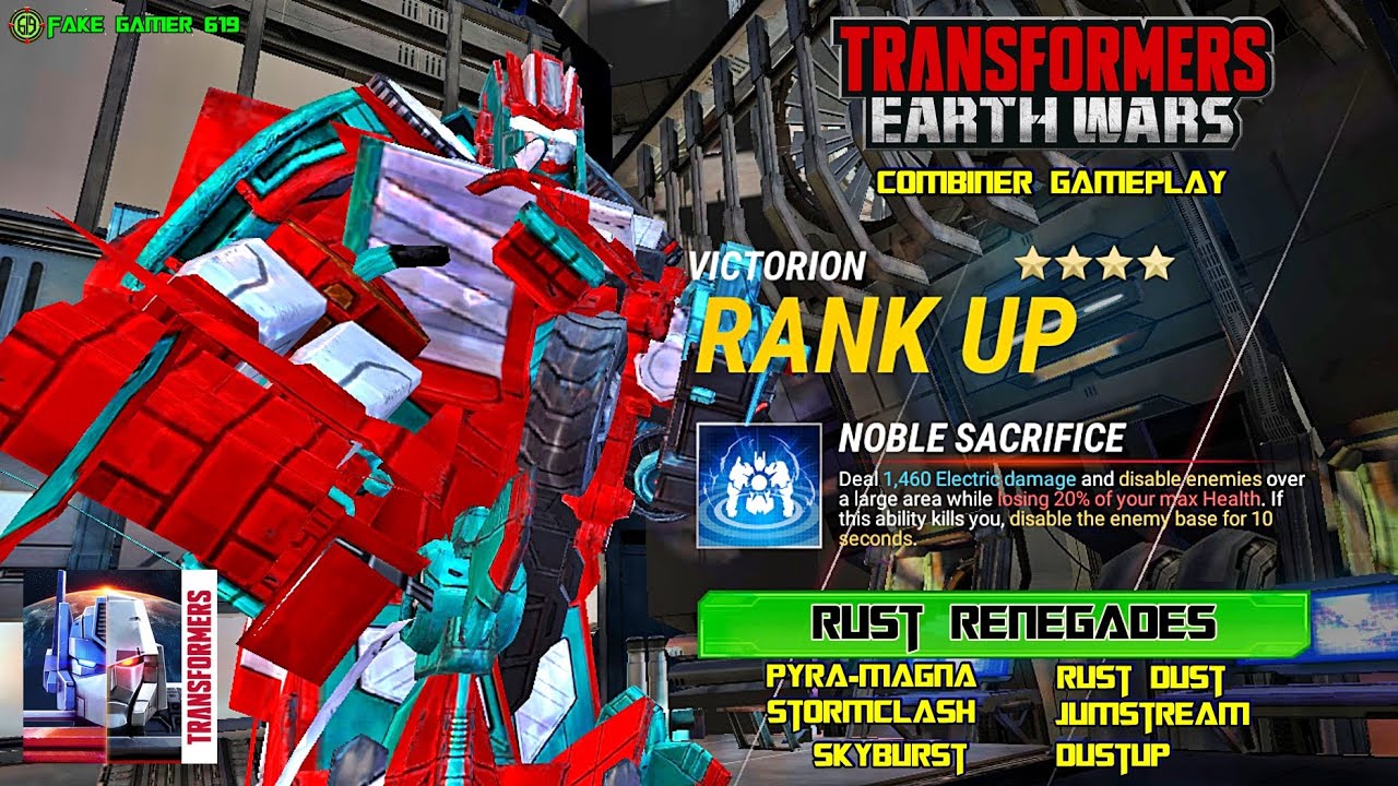 TRANSFORMERS COMBINER GAMEPLAY - 4-Star VICTORION