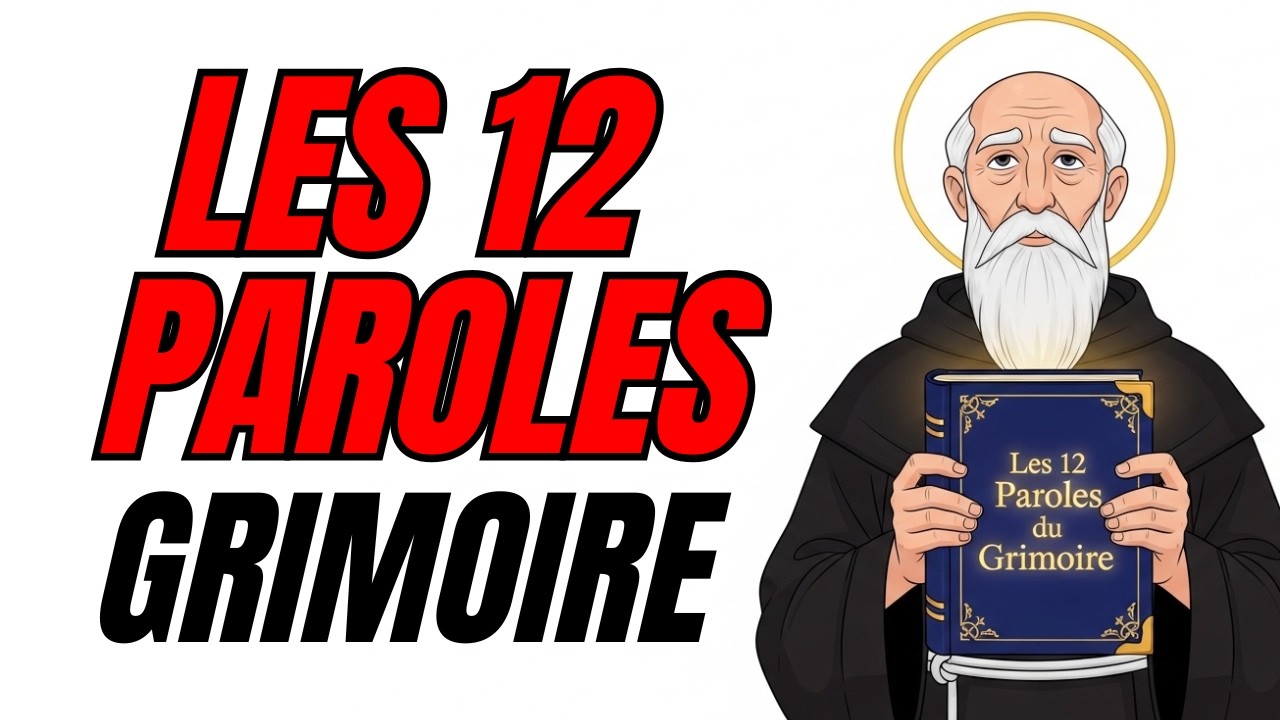 🔥Prière des 12 Paroles du 📕 Grimoire  de Saint Benoît