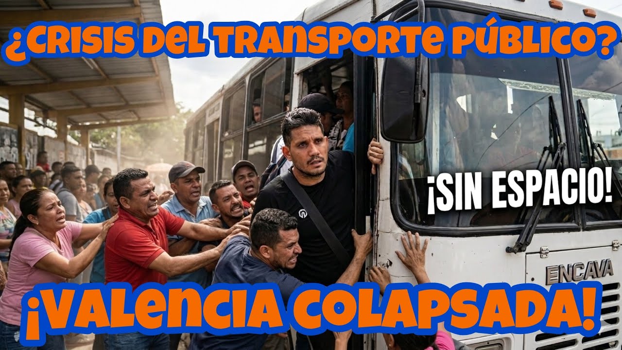 ¡CAOS TOTAL! 😱 Así sobrevive Valencia a la crisis del transporte en Venezuela
