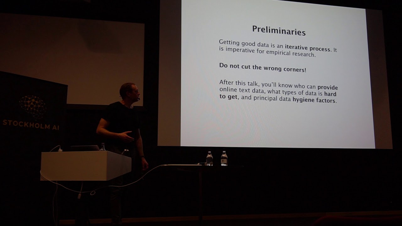 Summit #10: Online text data for ML, data science and research - Fredrik Olsson, RISE AI [Part 1]