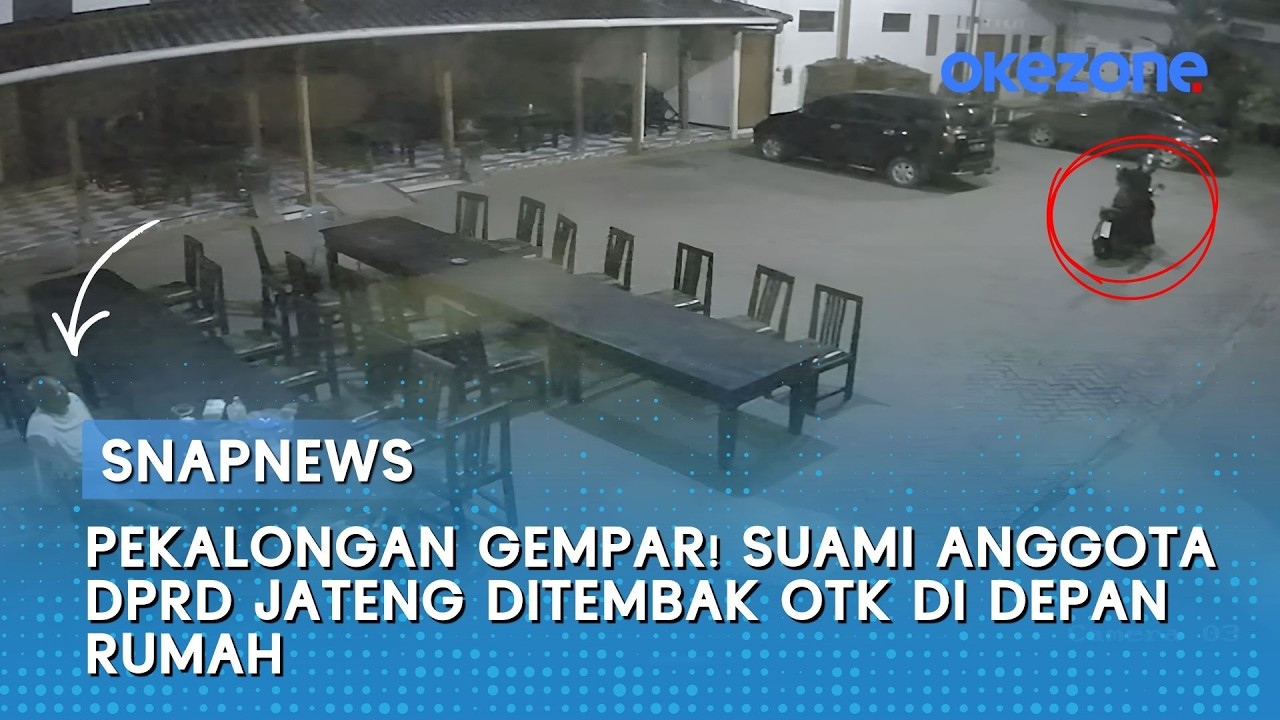 Pekalongan Gempar! Suami Anggota DPRD Jateng Ditembak OTK di Depan Rumah