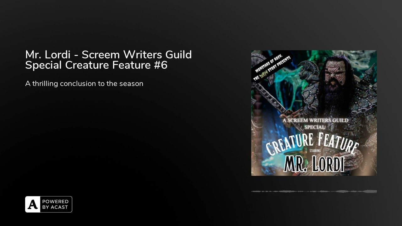 Mr. Lordi - Screem Writers Guild Special Creature Feature #6