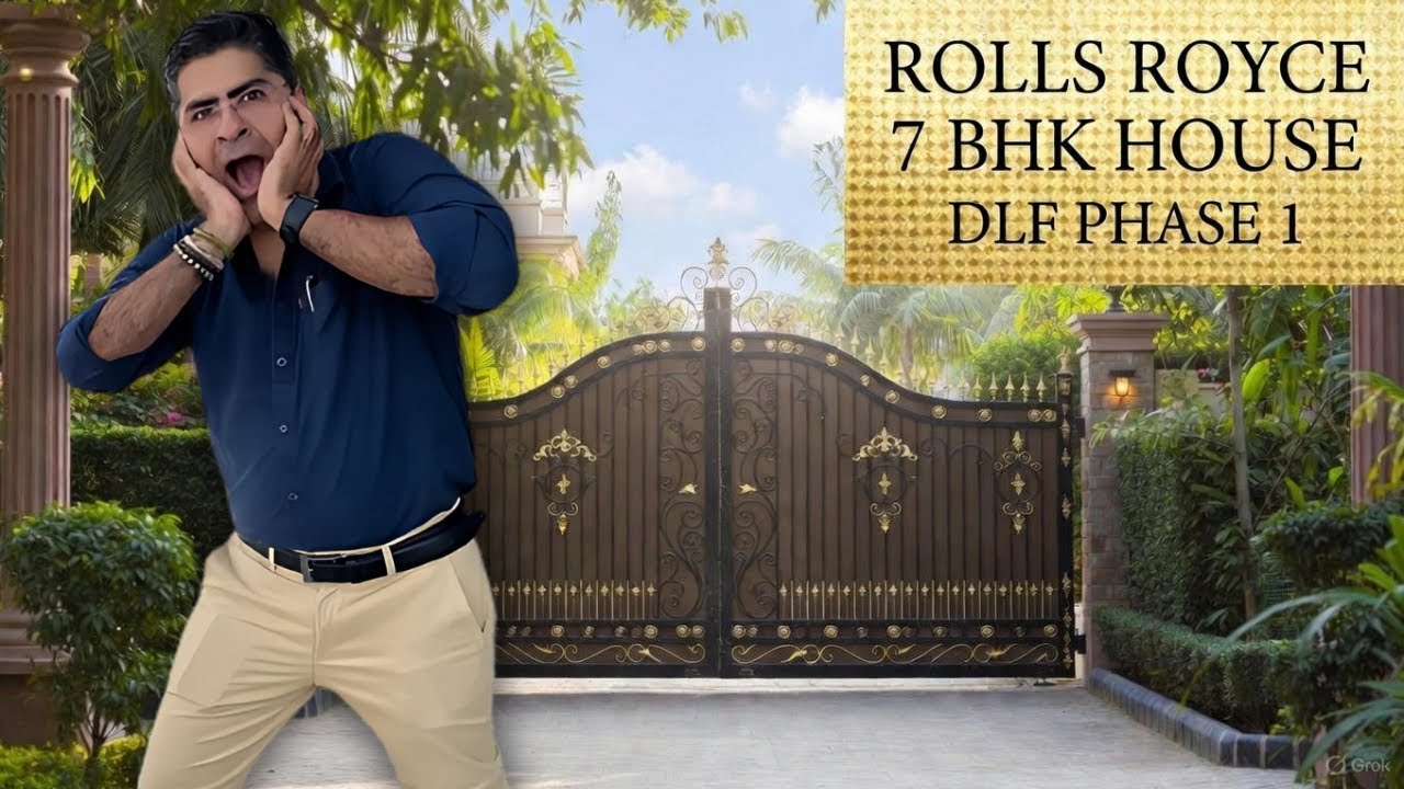 Inside Gurgaon's BEST 7-Star Mansion in DLF Phase 1 Only for VIPs & Billionaires #gurgaonrealestate