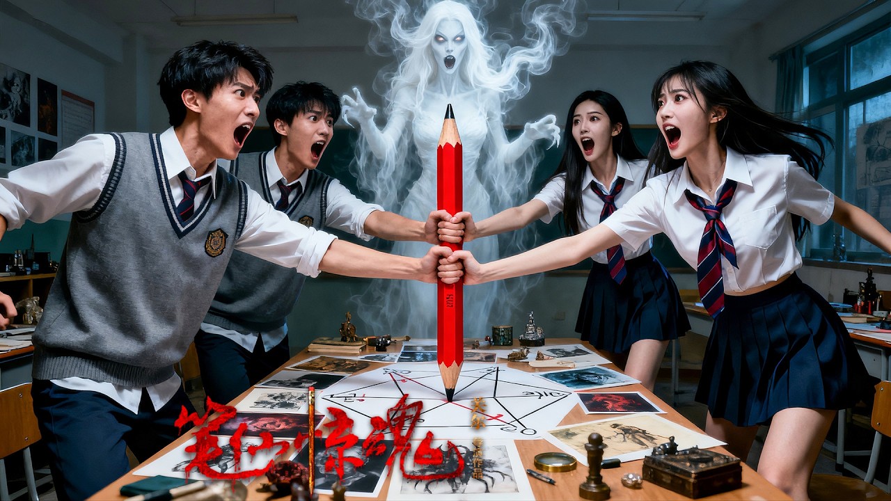 小心！ ！校园热门游戏「笔仙」竟是谋杀阴谋！ | 电影《笔仙惊魂》悬疑惊悚片 HD