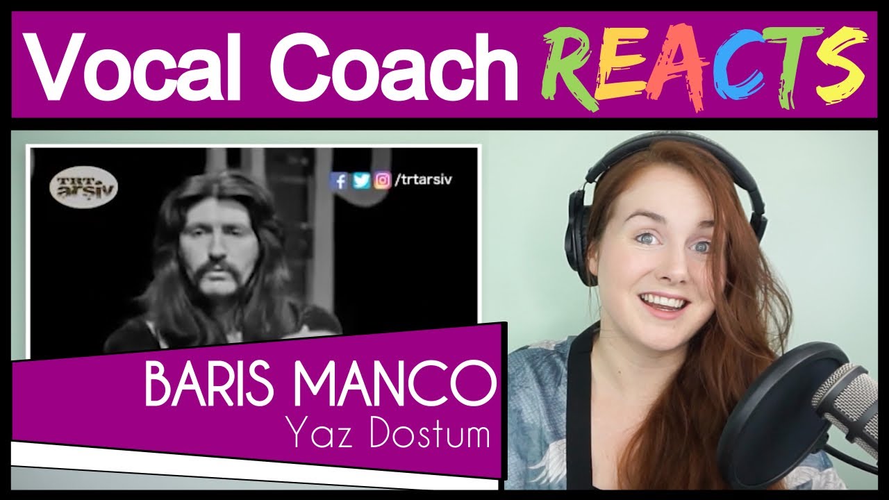 Vocal Coach reacts to Barış Manço - Yaz Dostum (Live)