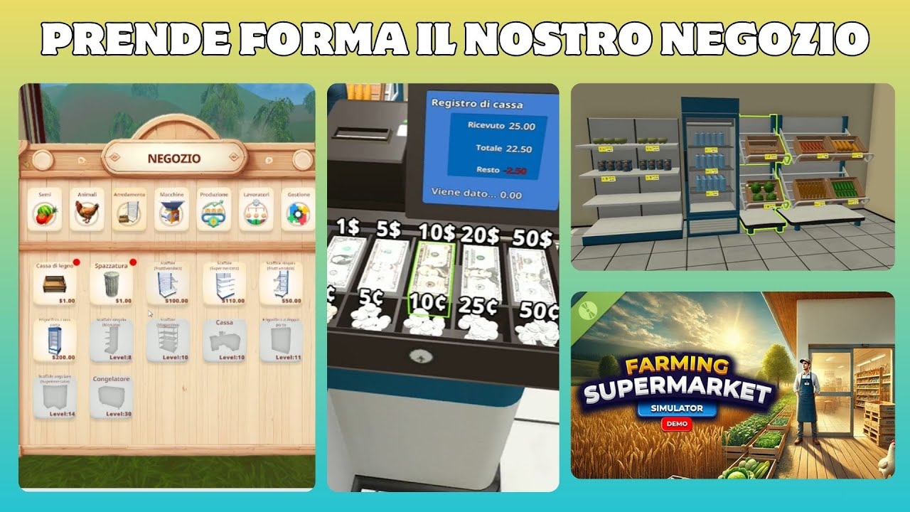 Riuscirò a battere il mio record di vendite oggi? 👊 Farming & Supermarket Simulator