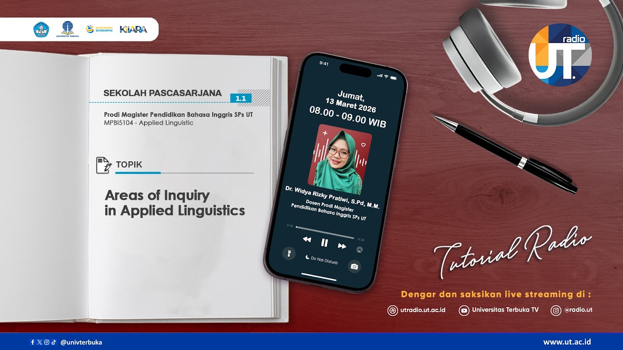 Areas of Inquiry in Applied Linguistics ~ MPBI5104 Applied Linguistic