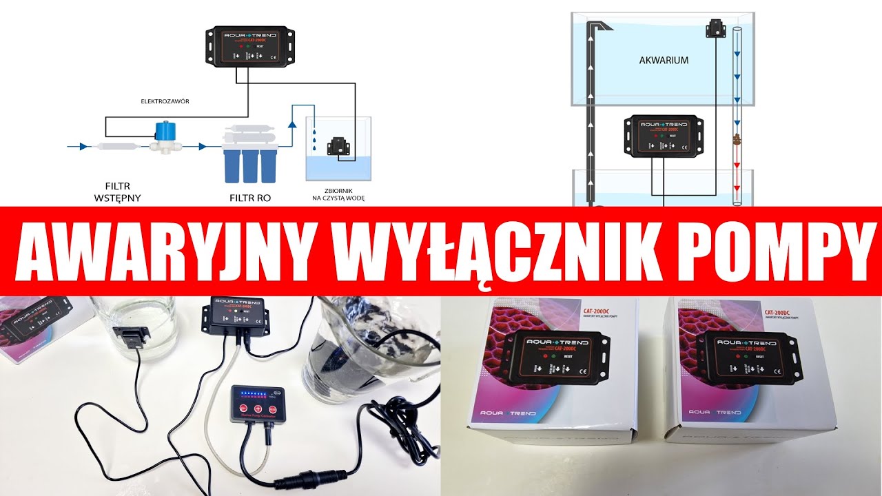 Zalane mieszkanie?  Aqua Trend CAT-200DC - Awaryjny wyłącznik pompy lub elektrozaworu