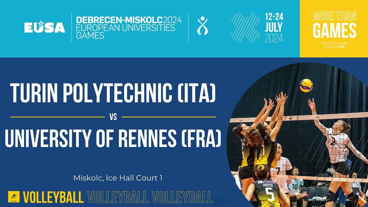 Volleyball Women / Turin Polytechnic ITA - University of Rennes FRA