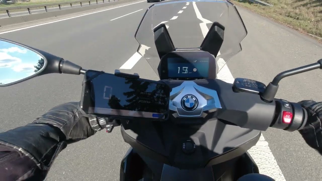 BMW C 400 X (2022): 0 - 100 km/h + Top Speed (GPS)