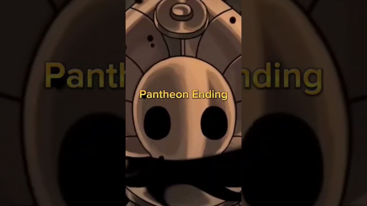 The pantheon 5 ending is insane😈 #hollowknight #gaming #foryou