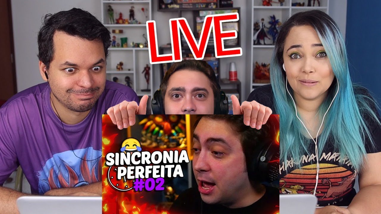 QUANDO TEM UMA SINCRONIA PERFEITA NA LIVE #02 (Viralizou Clips) - REACT