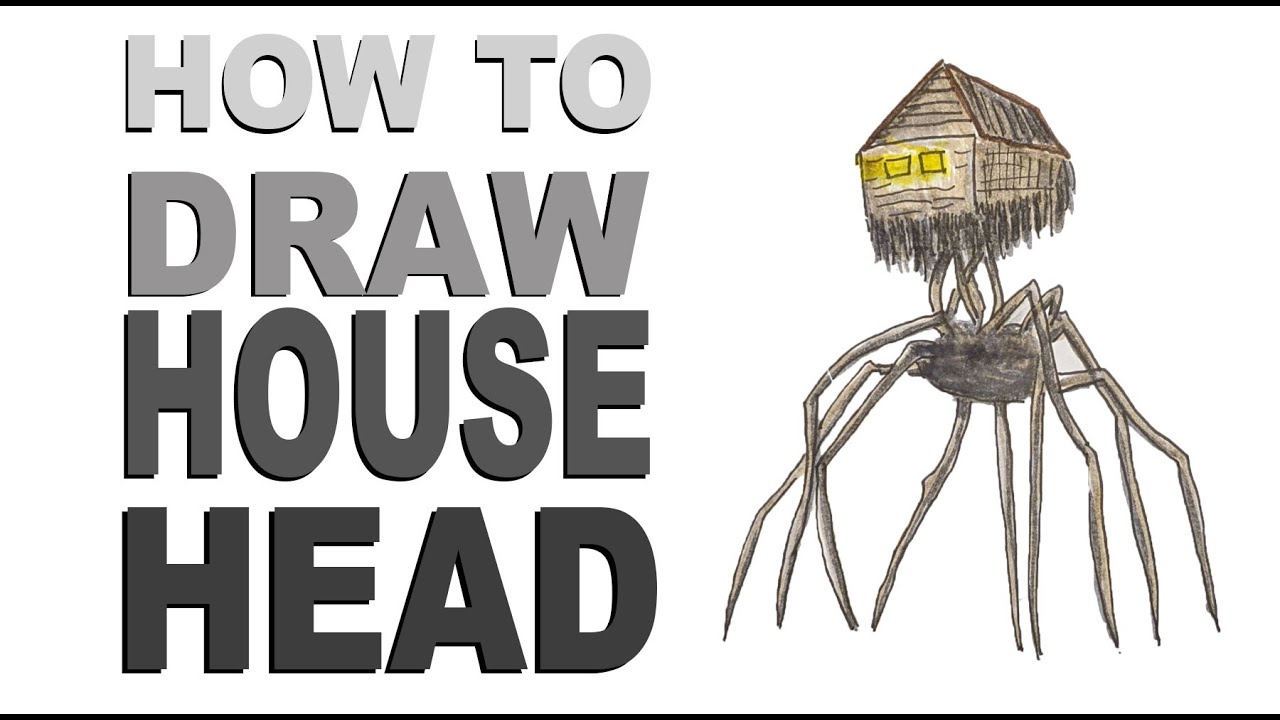 How to draw House Head (Trevor Henderson)