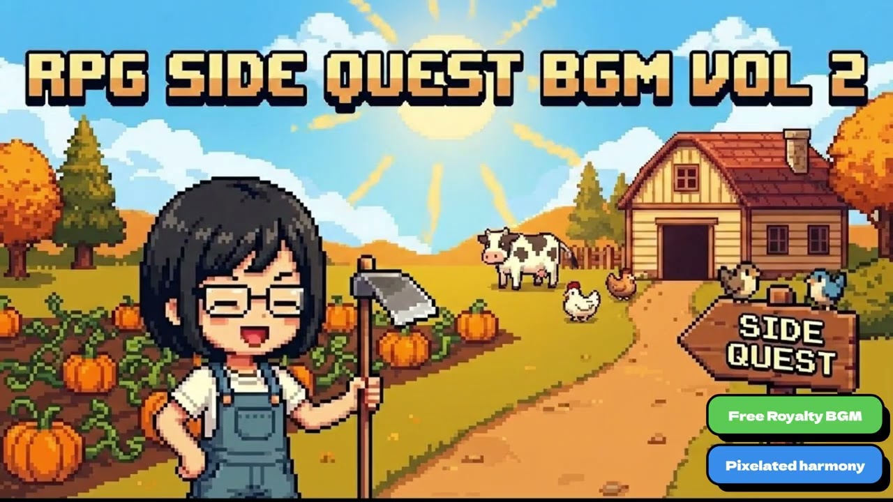 Relaxing Farming Music - "RPG Side Quest Vol. 2" (No Copyright)