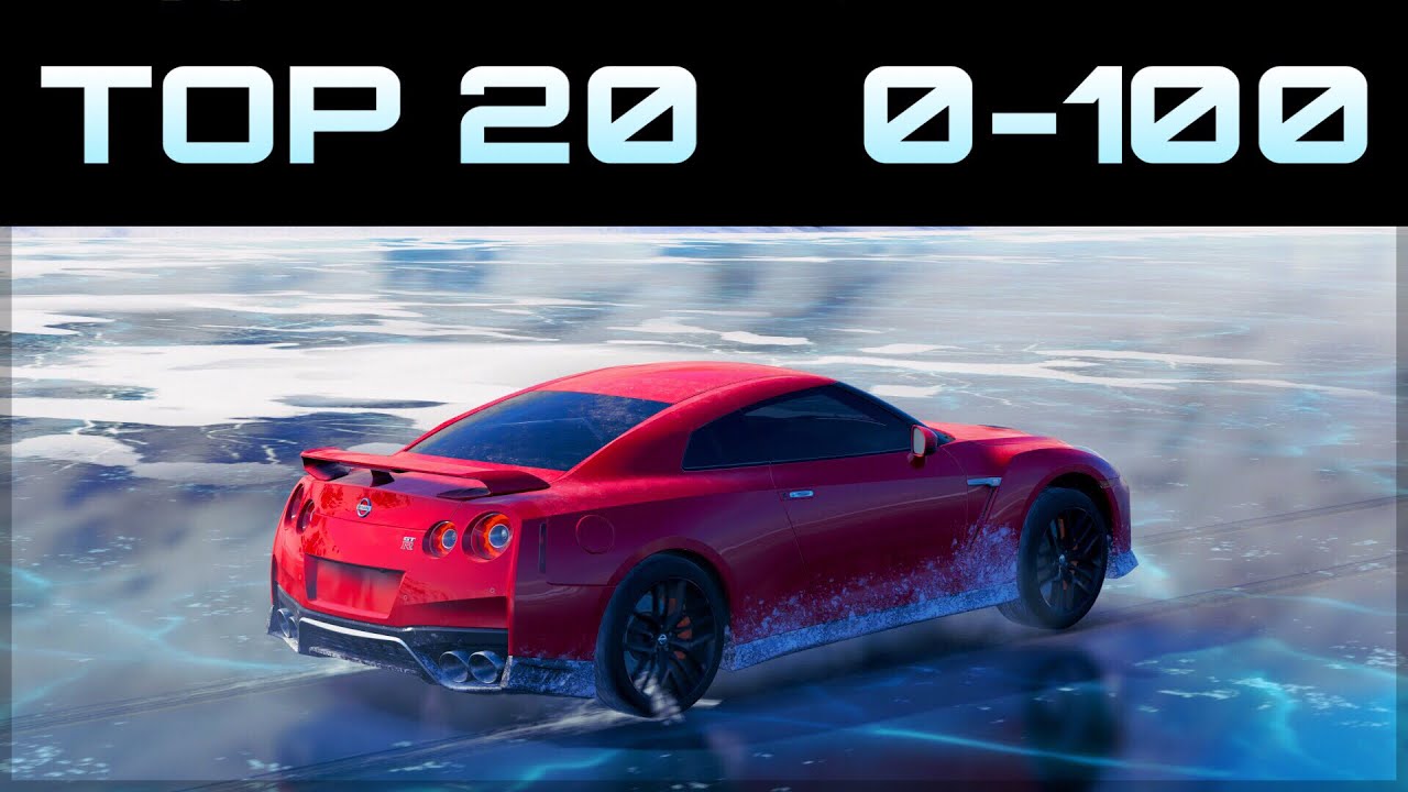 TOP 20 FASTEST 0-100 CARS ON ICE  | Forza Horizon 3 | Crazy Accelerations!