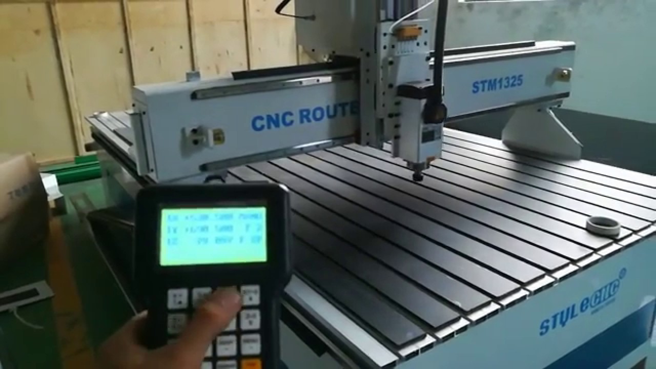 How to set the para of the CNC router with A11 DSP control system?