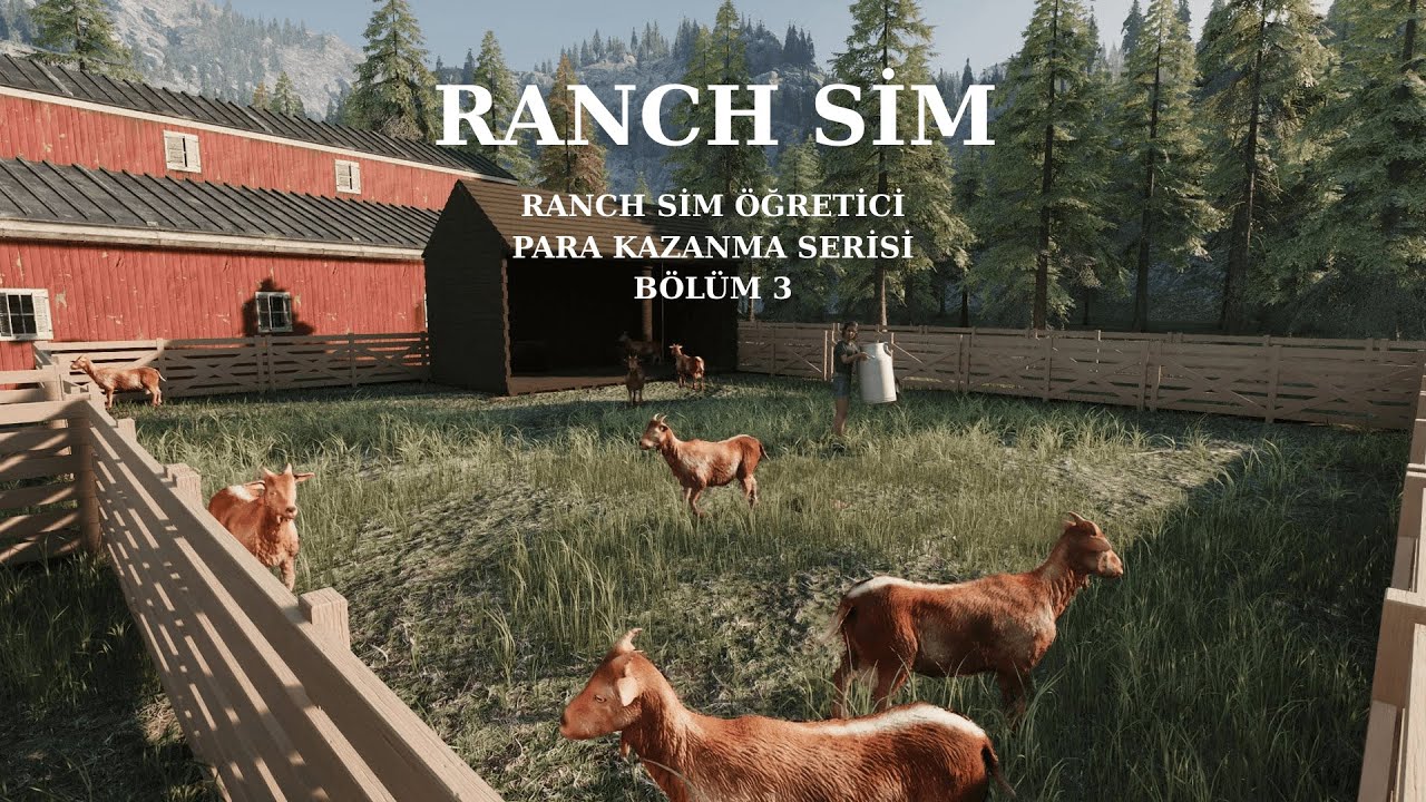 RANCH SİMÜLATÖR ÖĞRETİCİ PARA KAZANMA SERİSİSİ BÖLÜM 3 HAYVANCILIK NASIL YAPILIR ? ( DETAYLI )