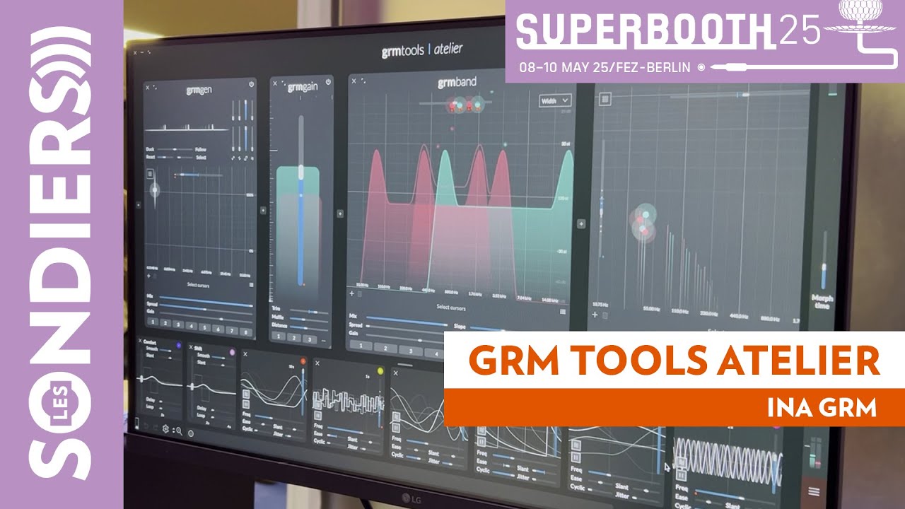 GRM TOOLS ATELIER : Un environnement de composition et design sonore complet - SUPERBOOTH 2025