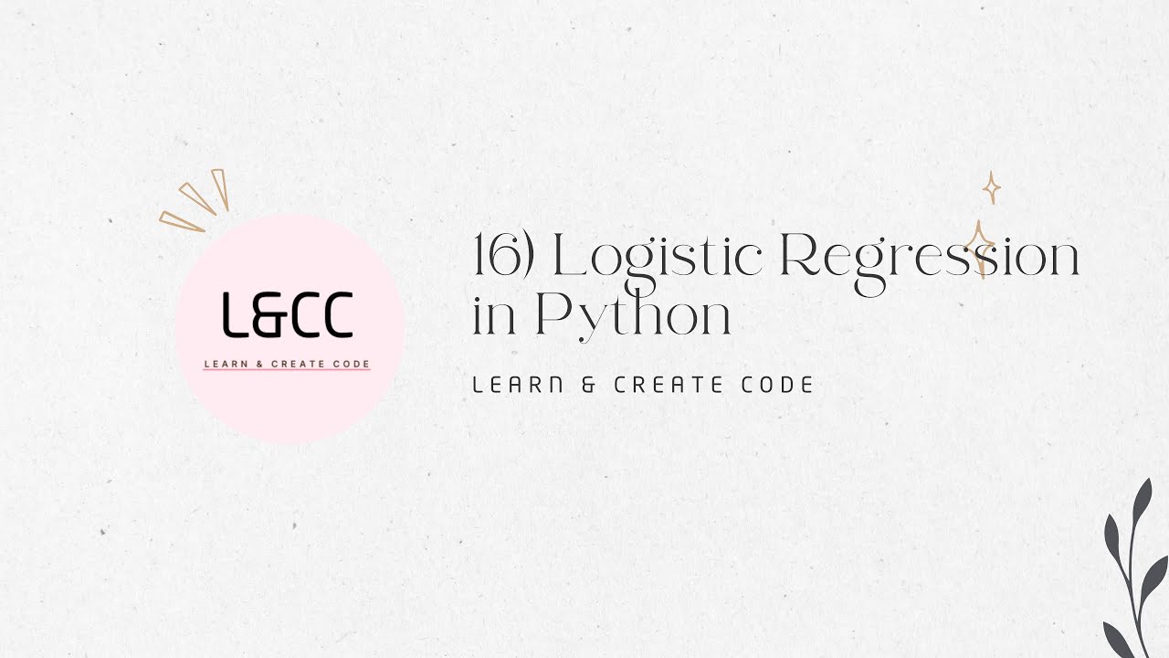 W6 Logistic regression