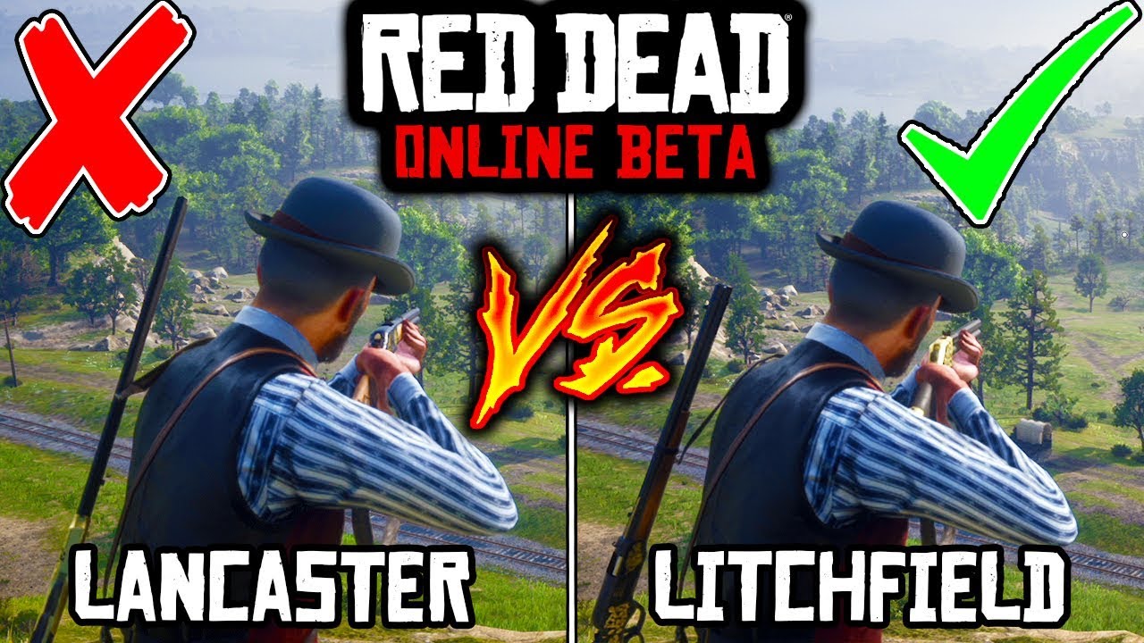LANCASTER REPEATER vs LITCHFIELD REPEATER! (RED DEAD ONLINE BEST WEAPON FACE OFF) RDR2 Online!