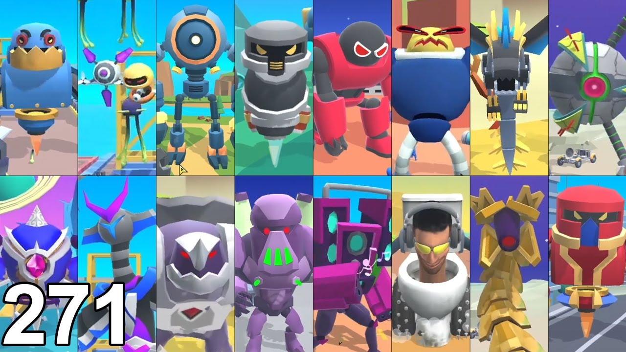 Mechangelion: 🎲 RANDOM WEAPON CHALLENGE! All Enemy Robots Showcase! (Part 271)
