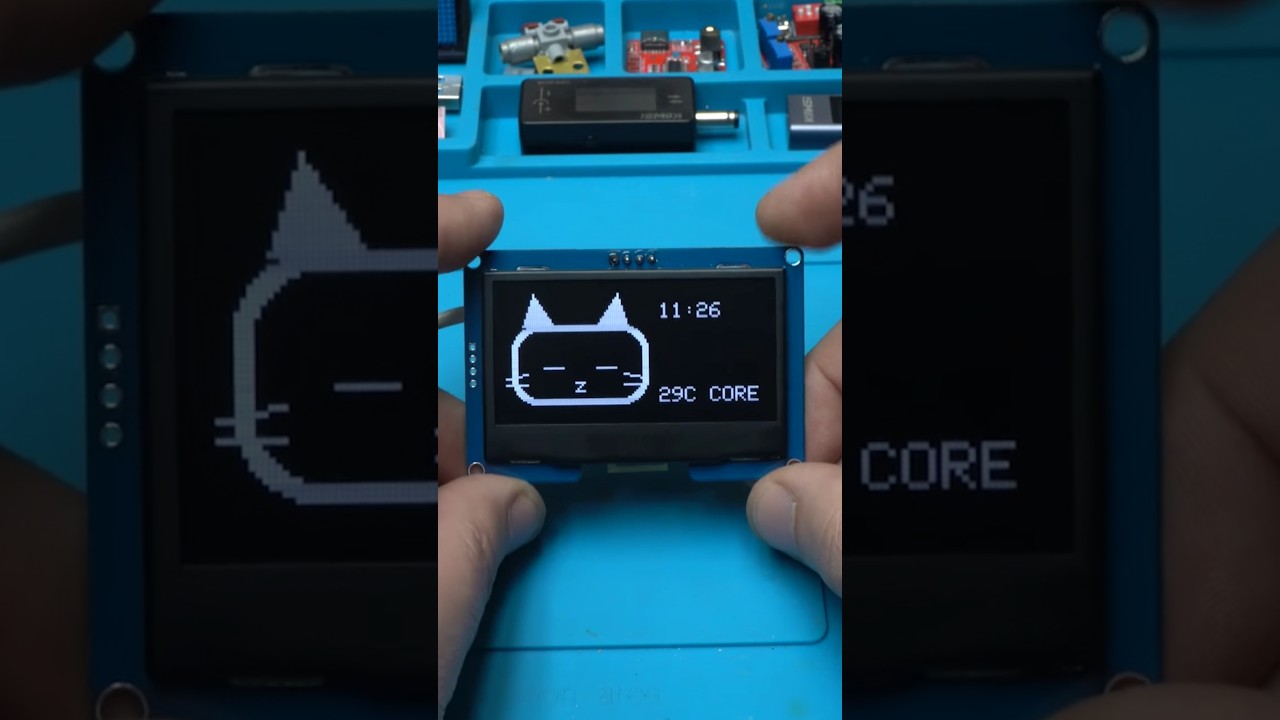 Большой OLED-дисплей 2,4 дюйма