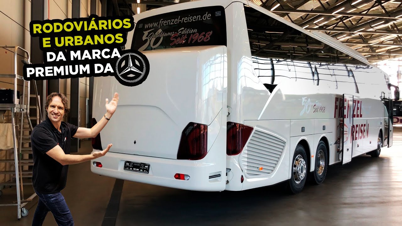 🚌Isso você nunca viu: Os surpreendentes ÔNIBUS RODOVIÁRIOS E URBANOS da SETRA (marca Mercedes-Benz)