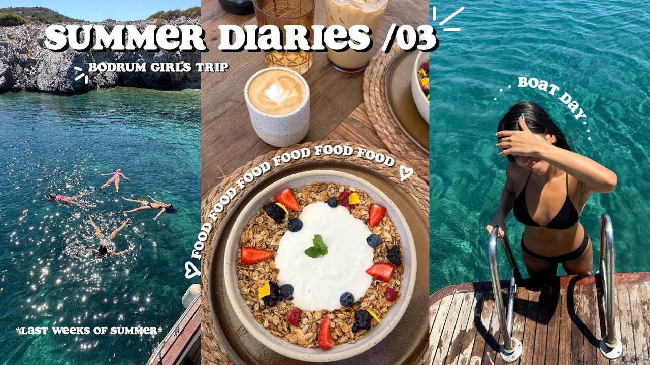 Summer Diaries 03 ✨| Girls Trip to Bodrum, Having fun Before Med School